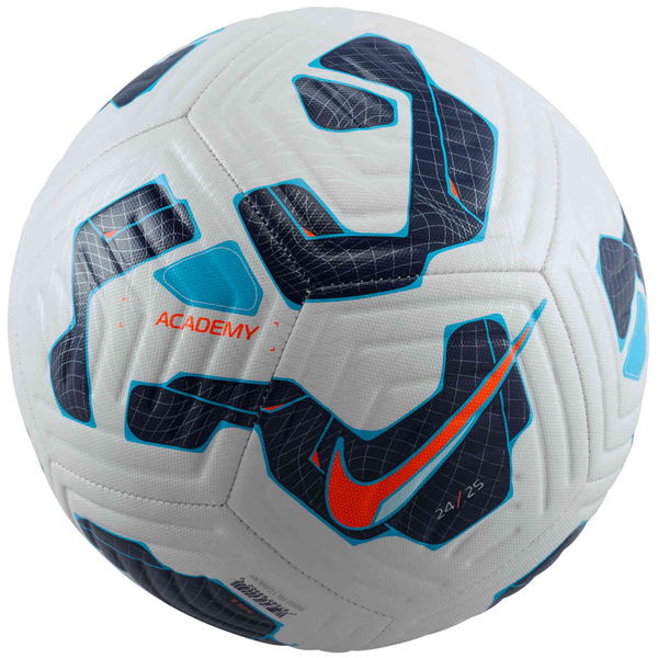 Nike Academy Ball 24/25 (White/Blackened Blue/Hyper Crimson) - Soccer ...