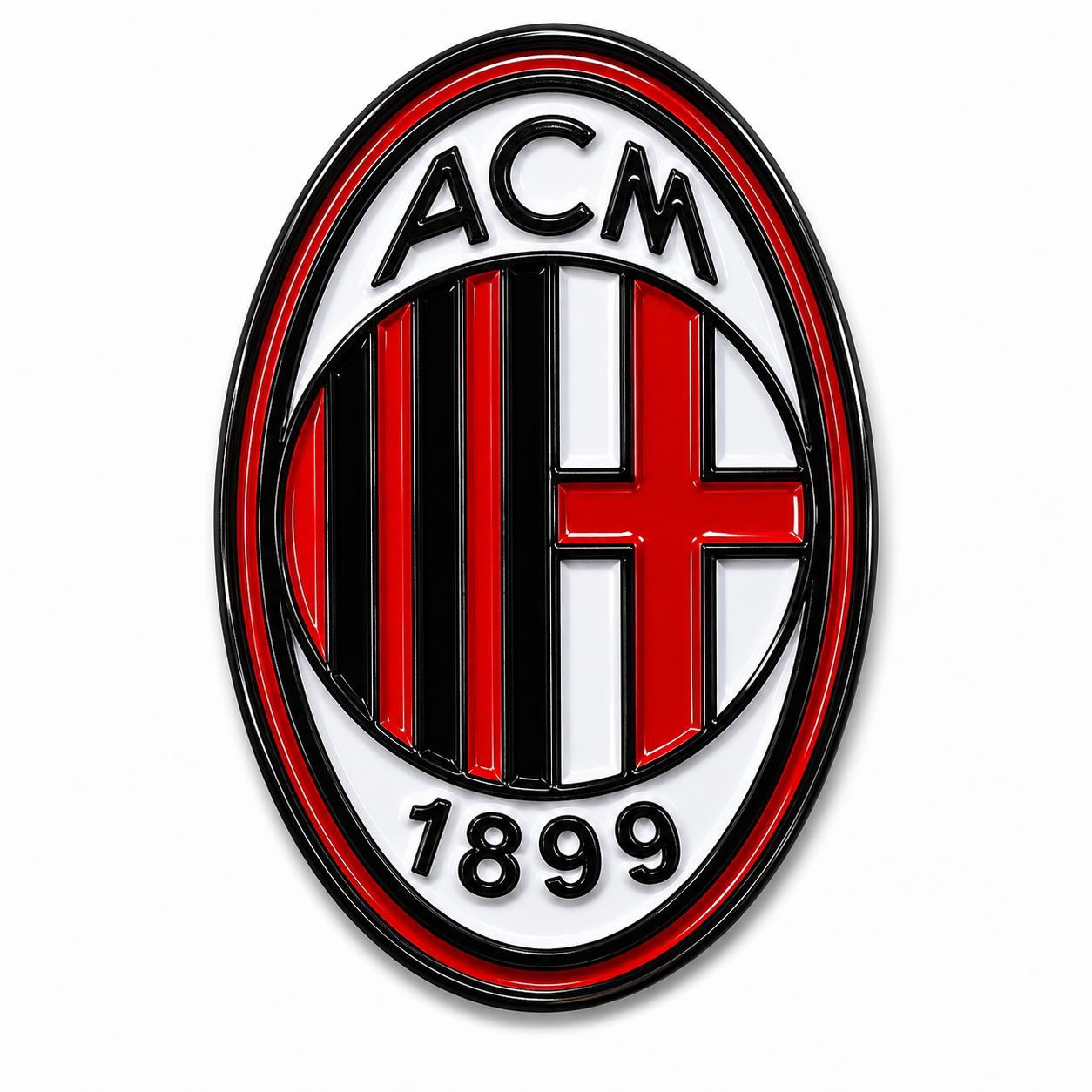 AC Milan Enamel Pin