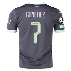 Puma AC Milan Santi Gimenez Third Jersey w/ Champions League