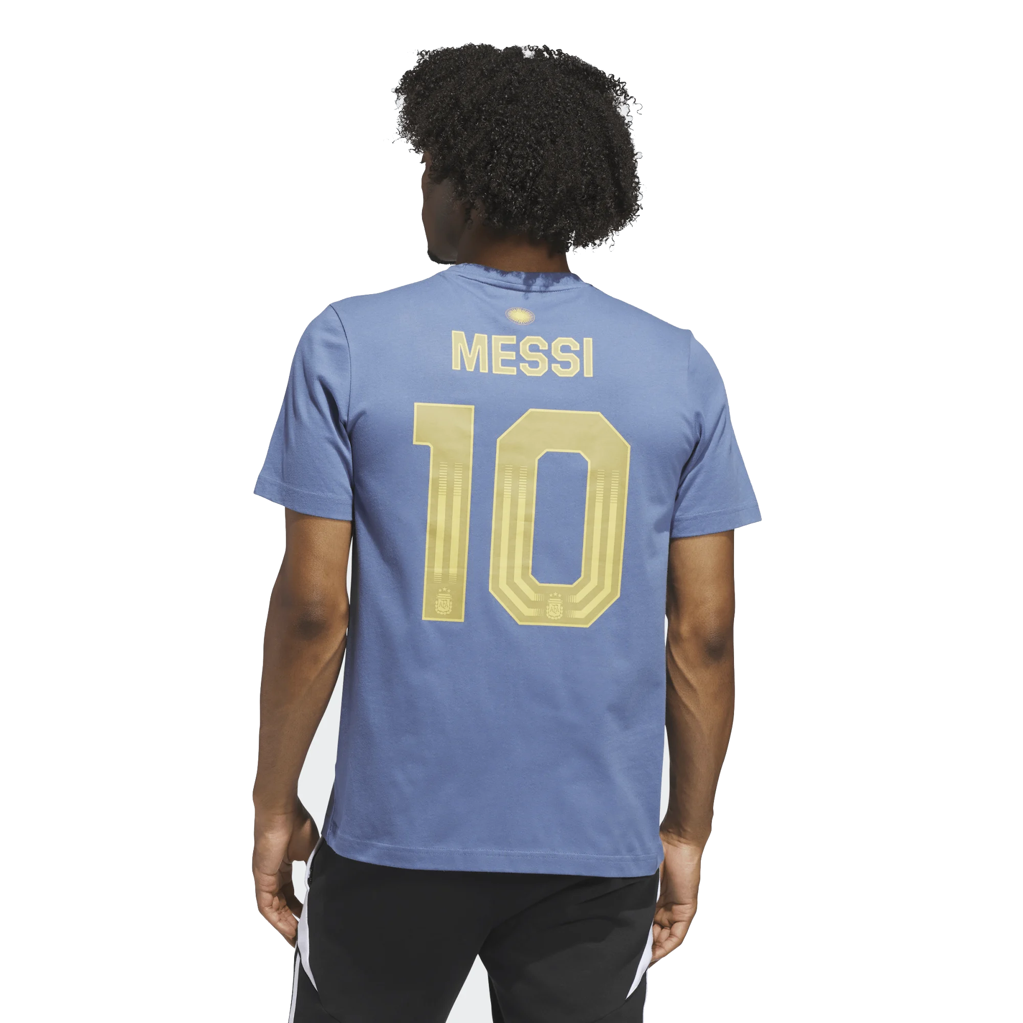 adidas Argentina Name and Number T-Shirt (Blue)