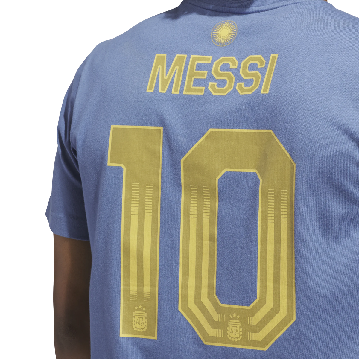 adidas Argentina Name and Number T-Shirt (Blue)