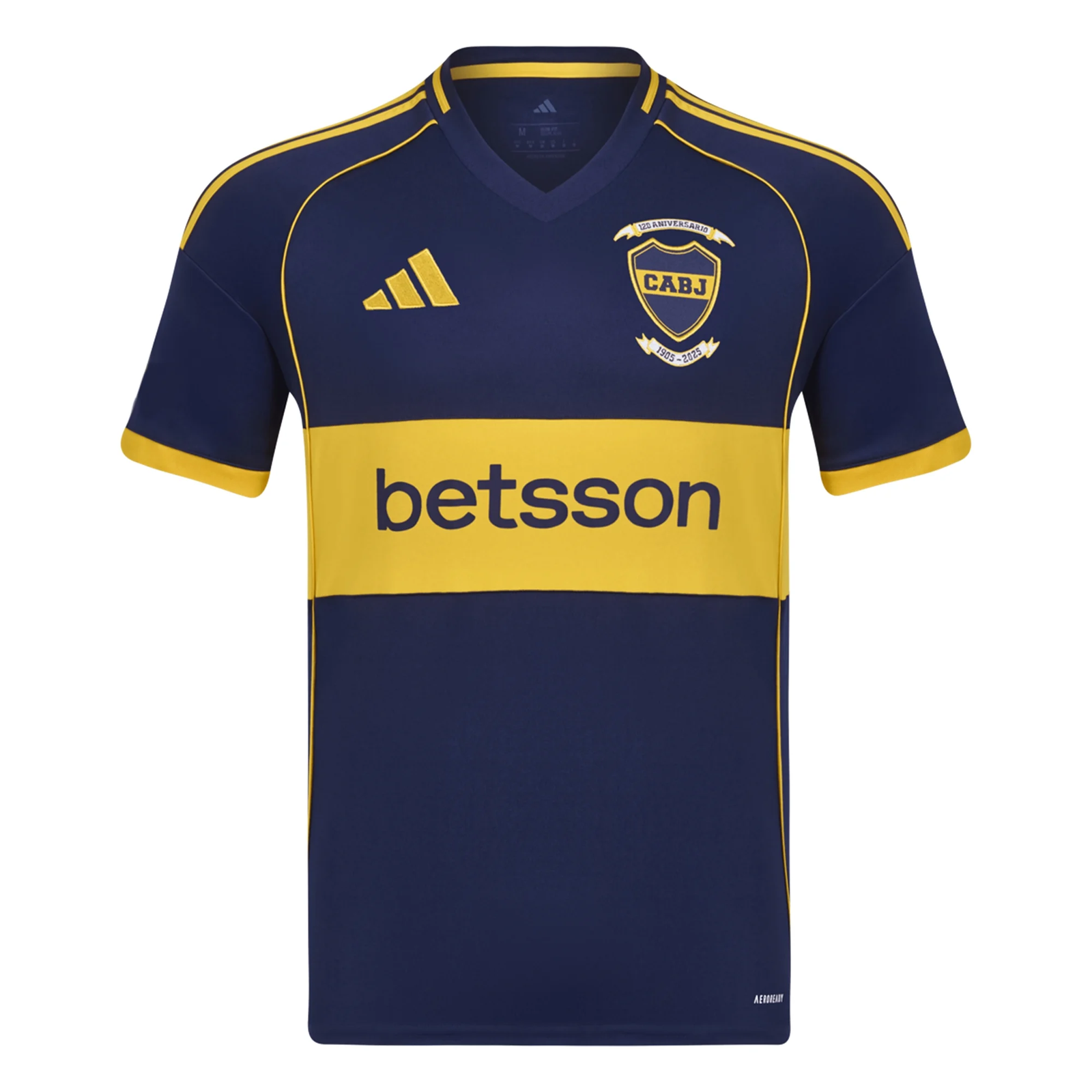 adidas Boca Juniors Home Jersey 25/26 (Indigo/Gold)