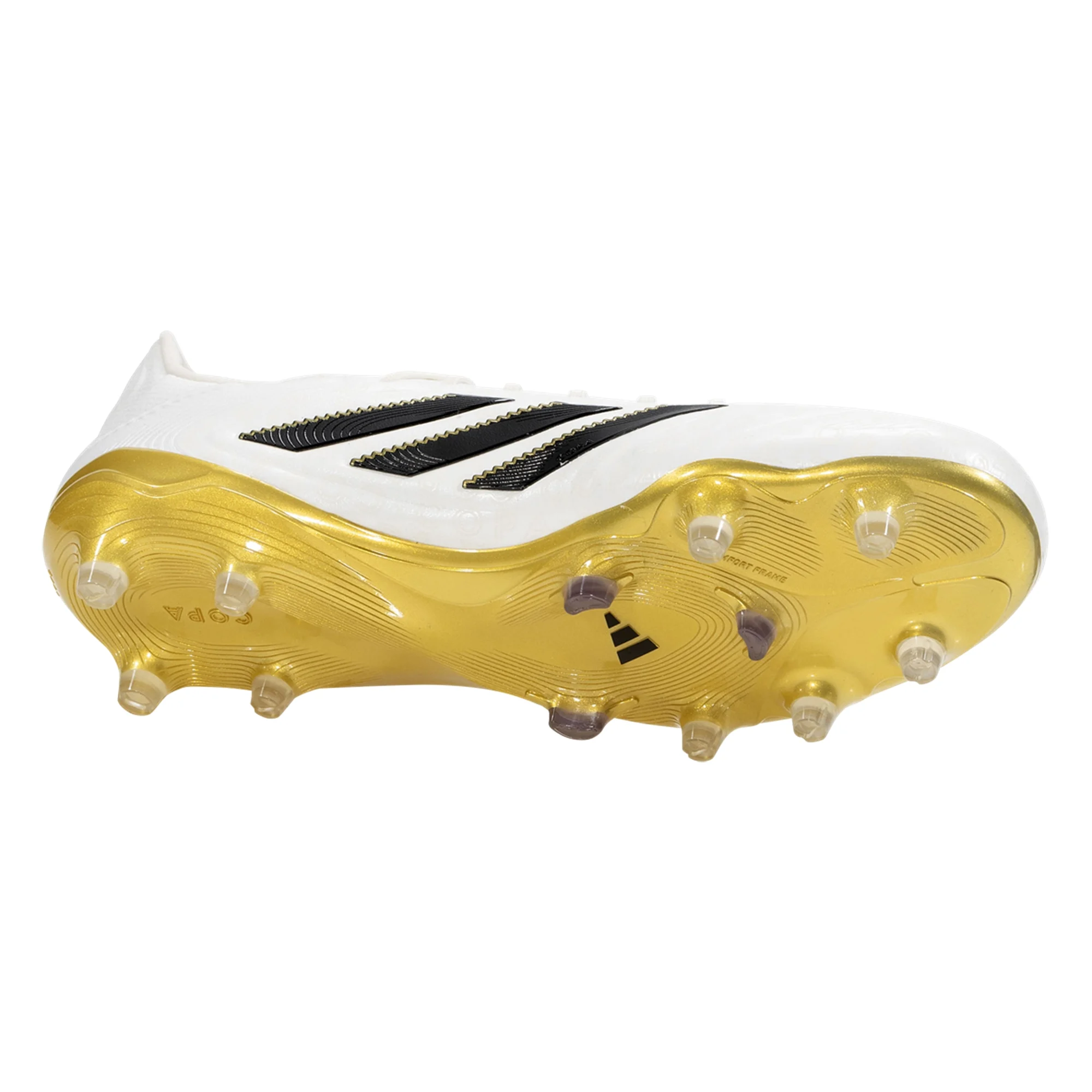 adidas Copa Pure III Elite Firm Ground Soccer Cleats (Zero Metallic/Black/Gold Metallic)