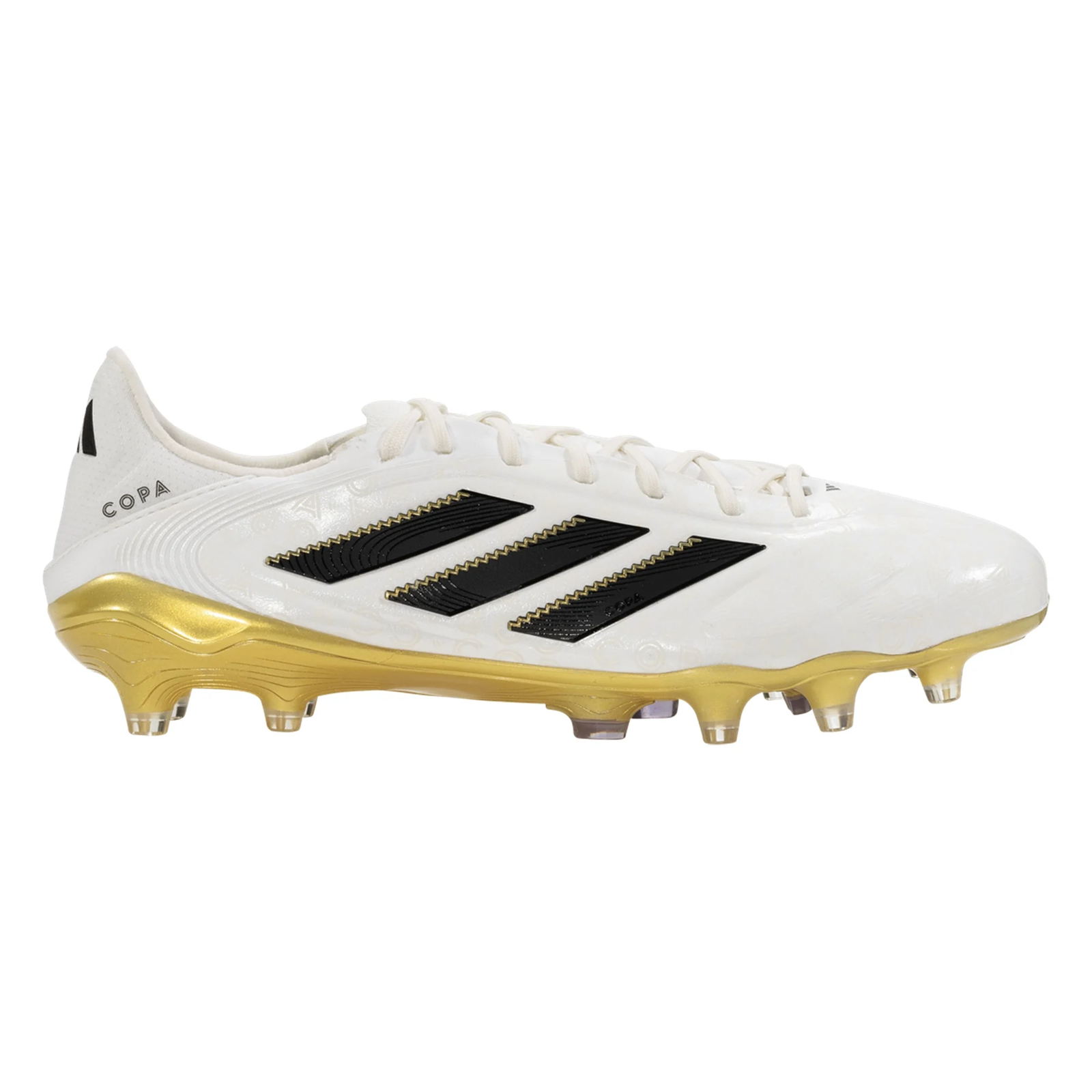adidas Copa Pure III Elite Firm Ground Soccer Cleats (Zero Metallic/Black/Gold Metallic)