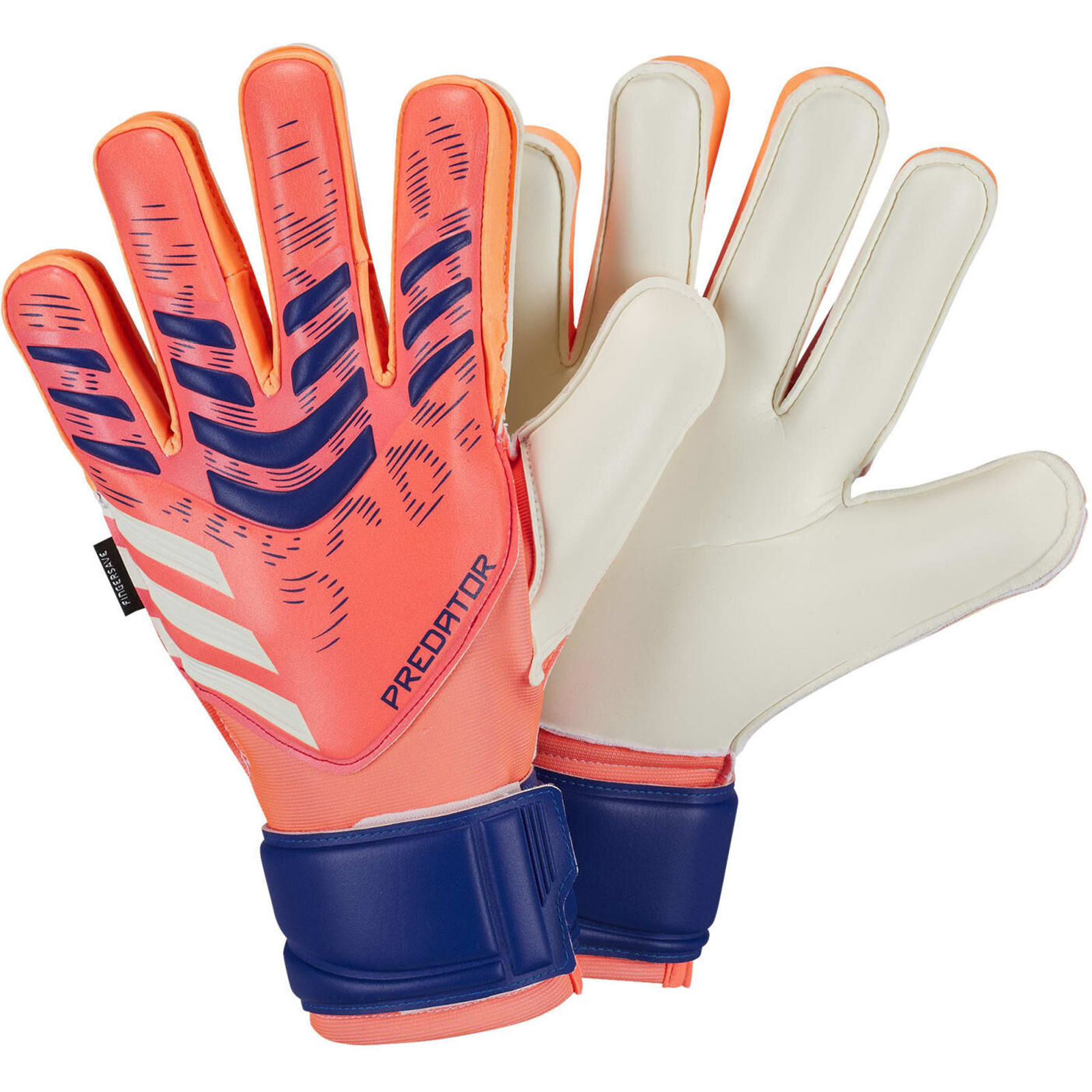 adidas Predator Match FS Goalkeeper Glove (Orange/Blue)