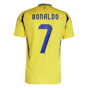 adidas Cristiano Ronaldo Al Nassr Home Jersey 24/25 (Imact Yellow/Royal Blue)