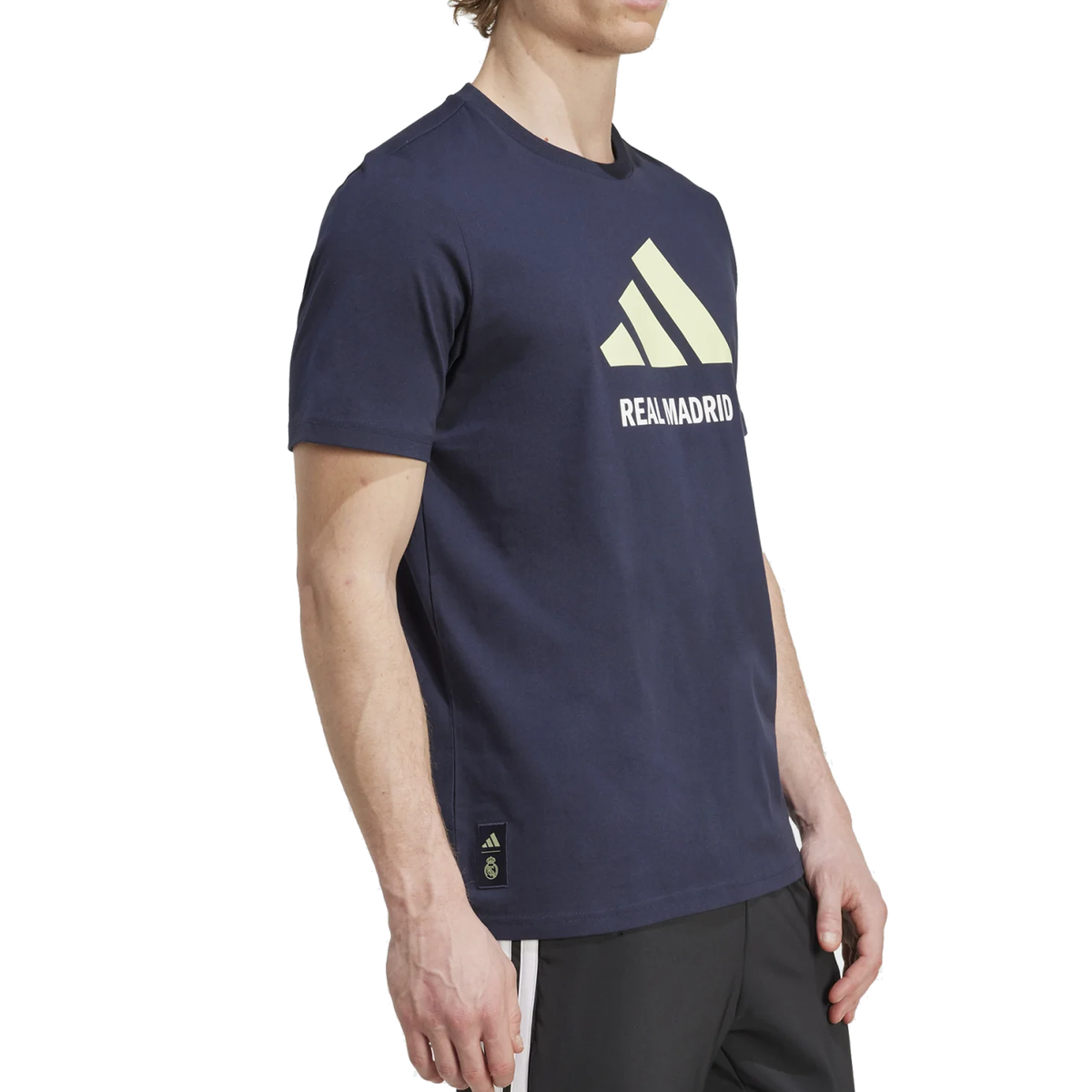 adidas Real Madrid Letter Logo T-Shirt (Legend Ink)