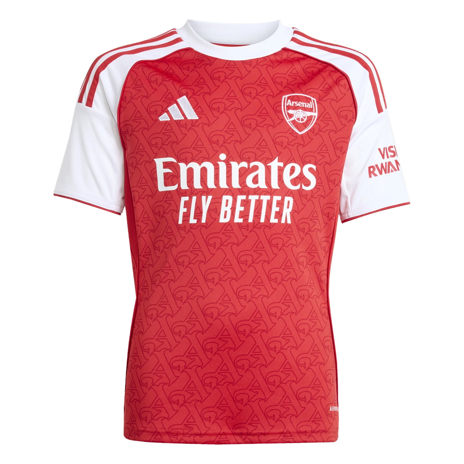adidas Youth Arsenal Home Jersey 25/26 (Better Scarlet/White)