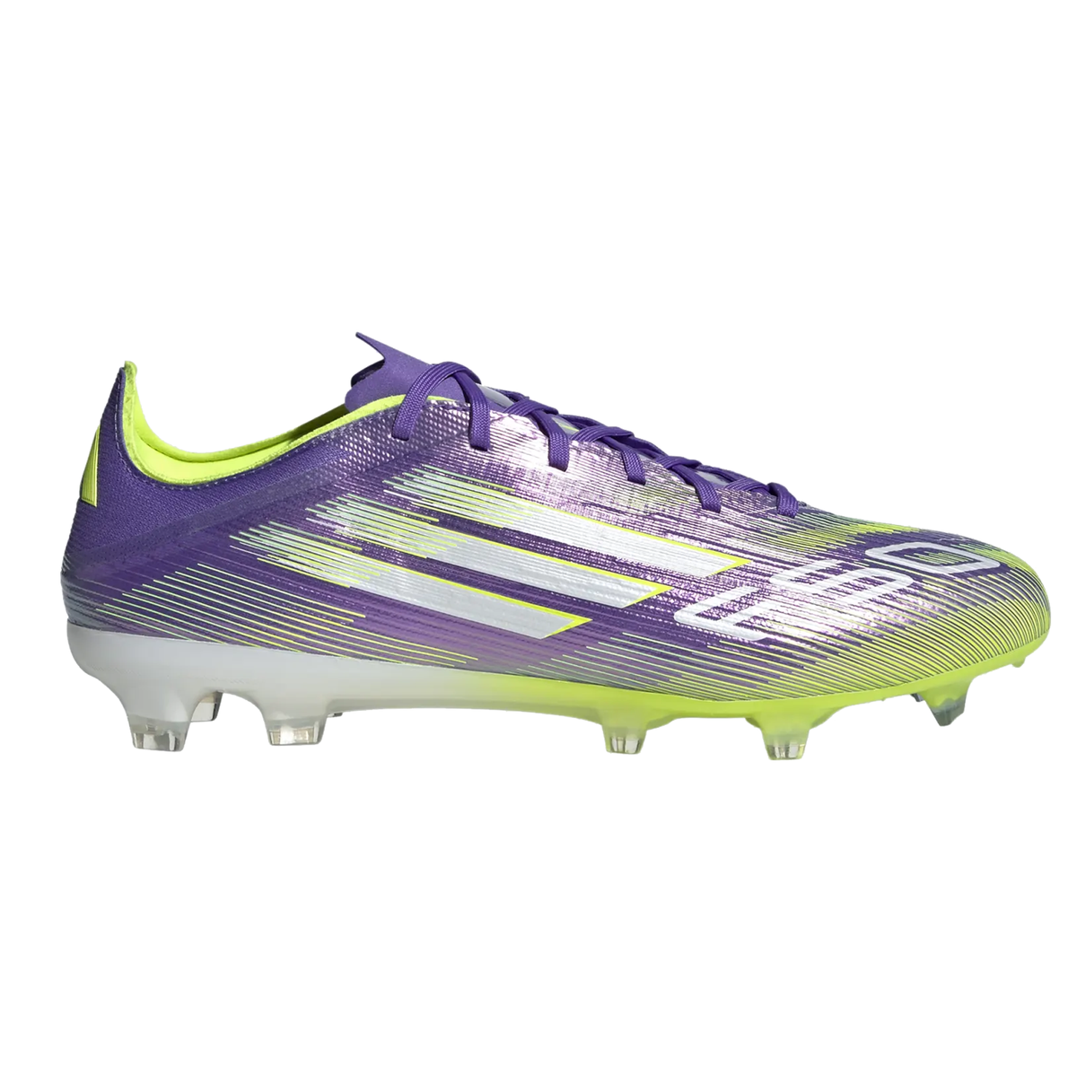 adidas F50 Pro FG Soccer Cleats (Purple Rush/Lucid Lemon)