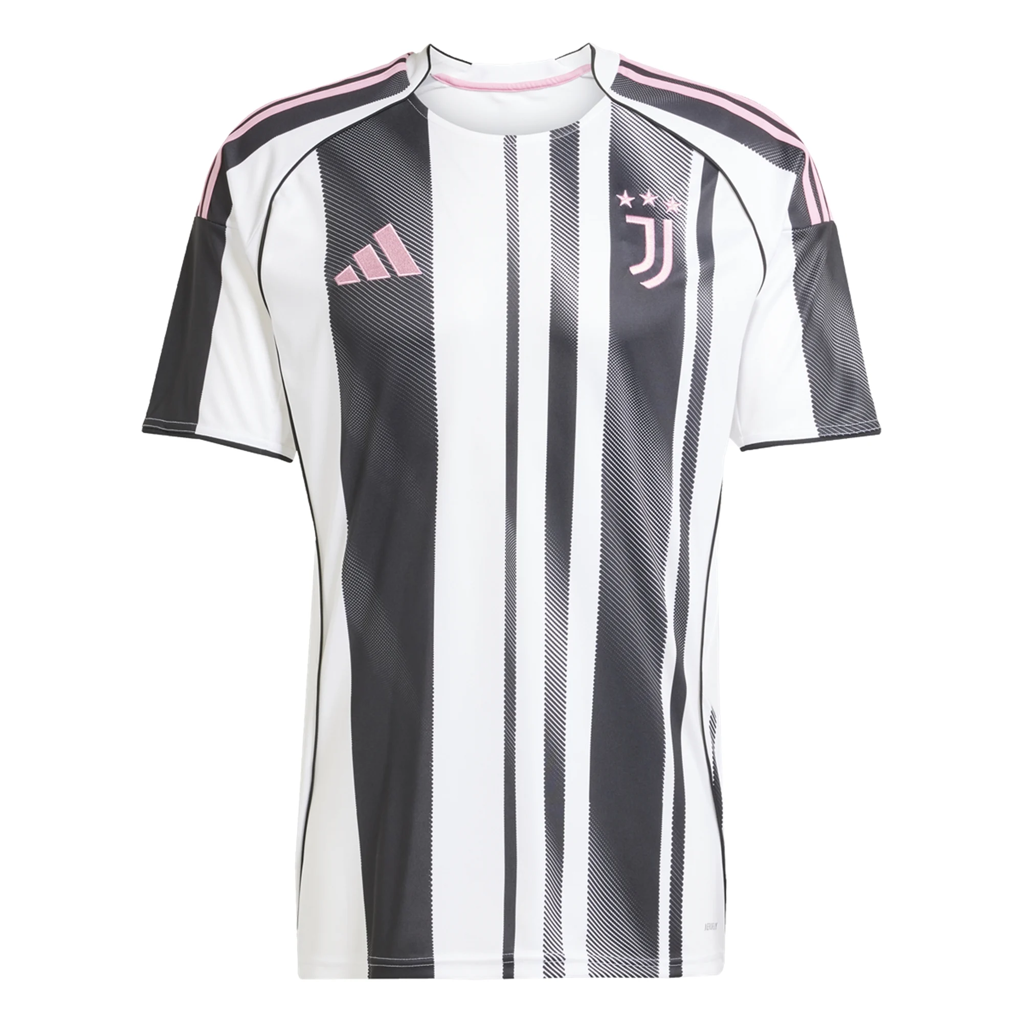 adidas Men's Juventus Home Jersey 25/26 (White/Black/Pink