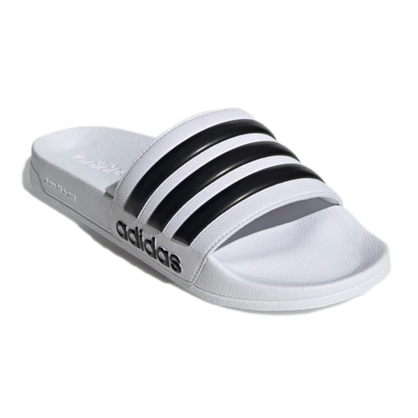adidas Adilette Shower Sandal (White/Black)