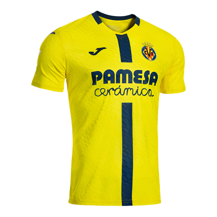 Joma Men's Villarreal CF Home Jersey 25/26 (Yellow/Navy)