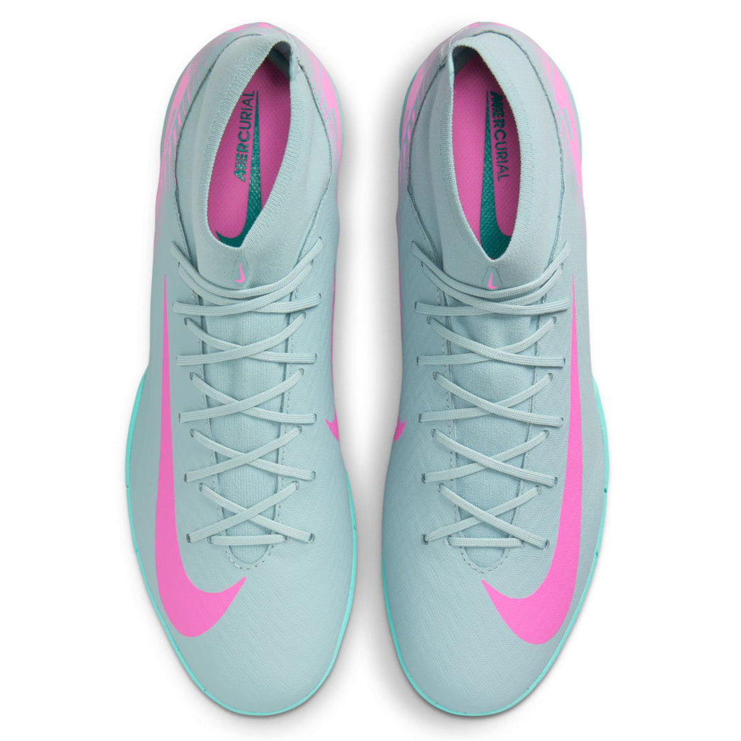 Nike Zoom Superfly 10 Academy IC Indoor Soccer Shoes (Ocean Cube/Pink Blast)