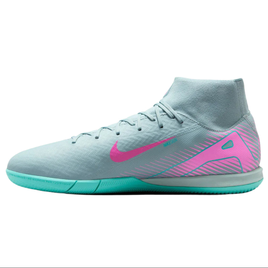 Nike Zoom Superfly 10 Academy IC Indoor Soccer Shoes (Ocean Cube/Pink Blast)