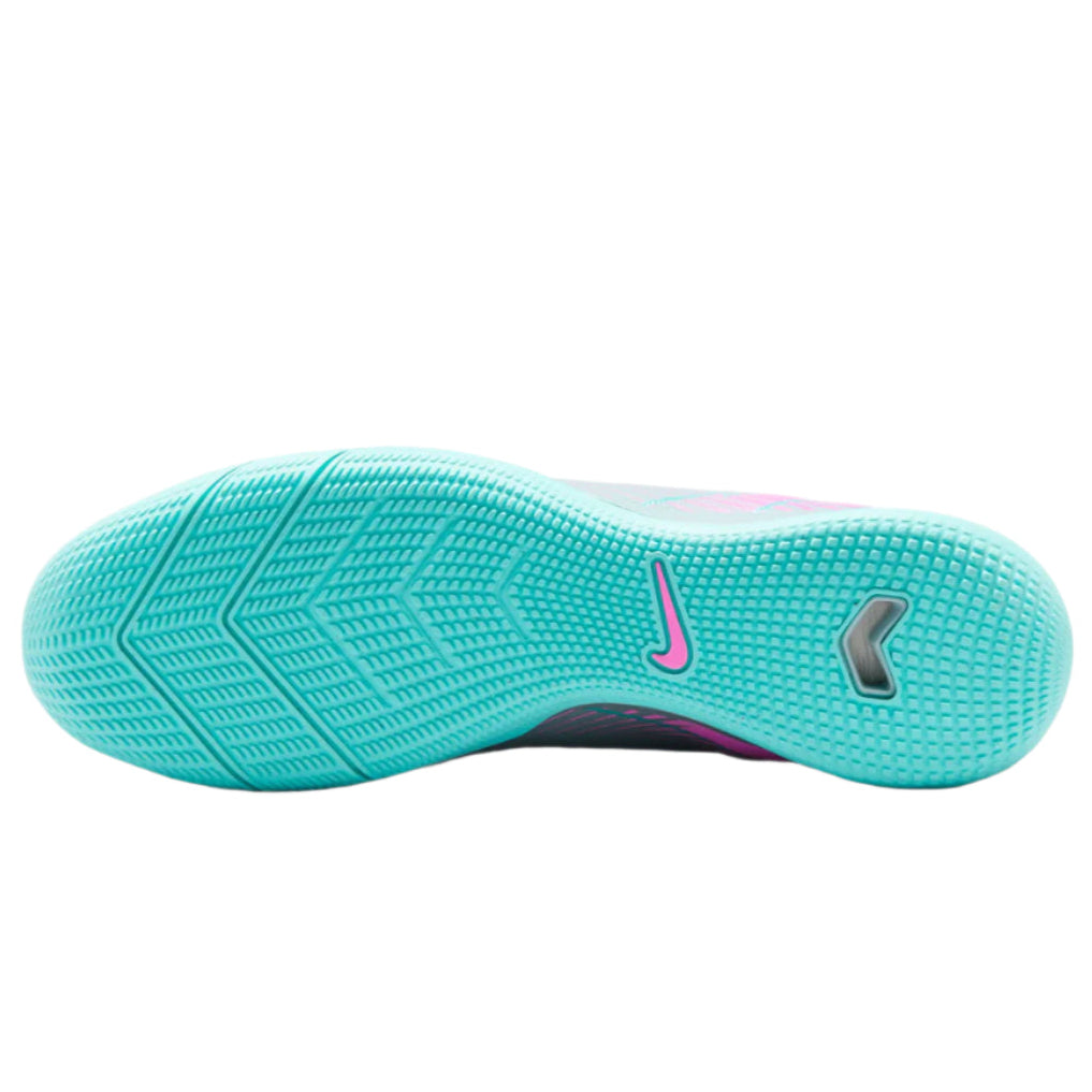 Nike Zoom Superfly 10 Academy IC Indoor Soccer Shoes (Ocean Cube/Pink Blast)