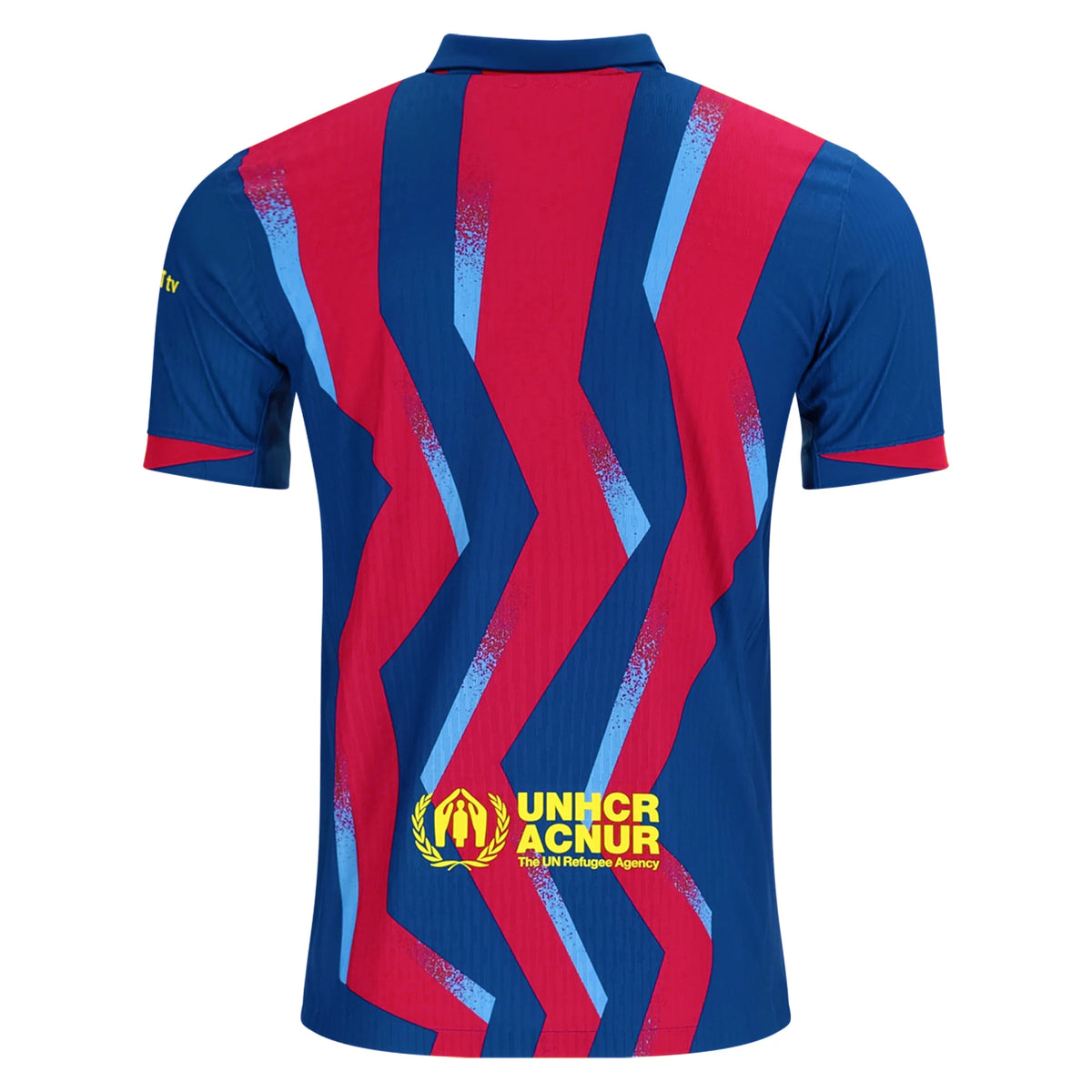 Nike Men's FC Barcelona 4th Authentic Jersey 25/26 (Blue/Red/Yellow)