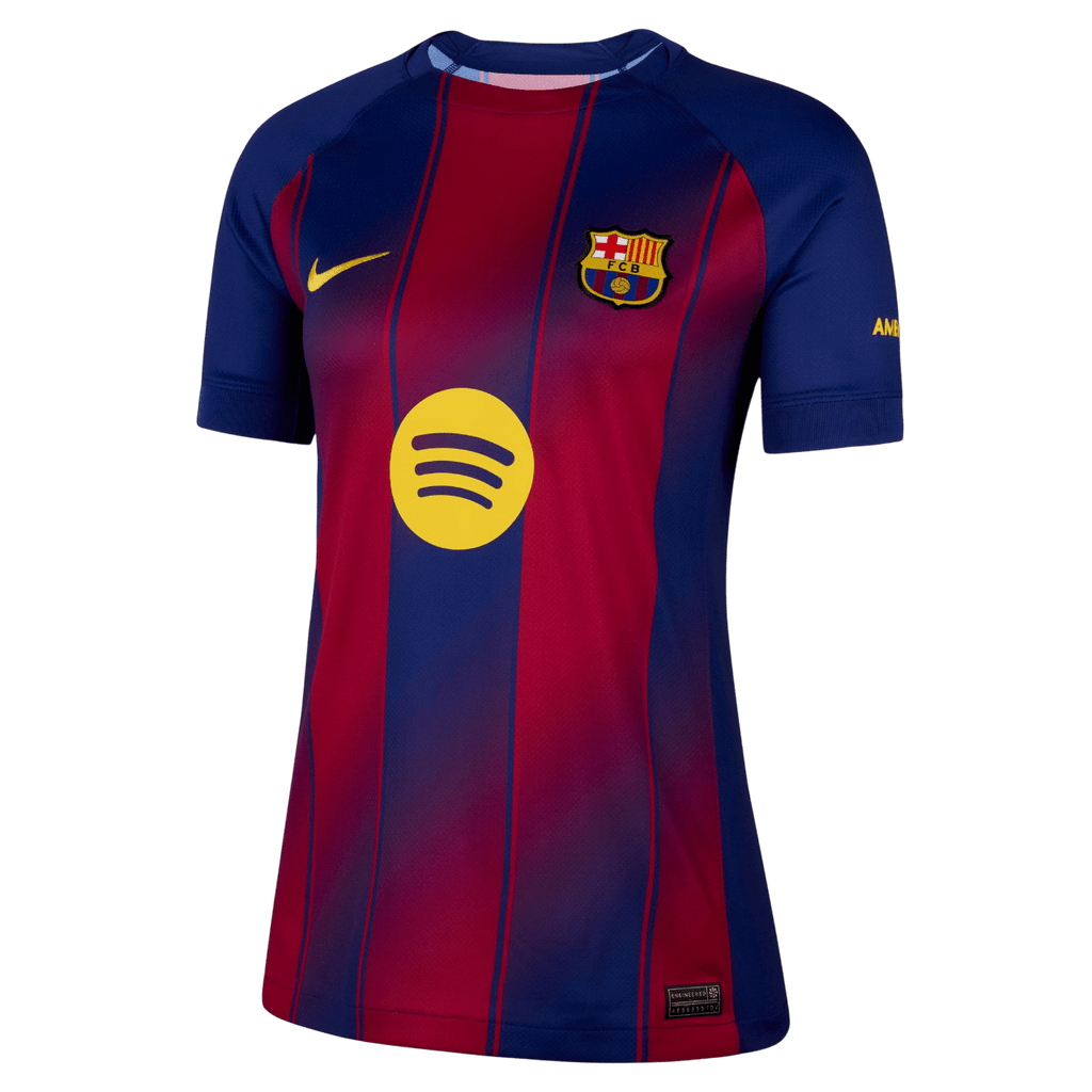 Nike Women’s Barcelona 25/26 Home Jersey (Deep Royal Blue/Noble Red/Midwest Gold)