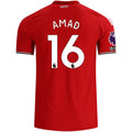 adidas Manchester United Authentic Amad Diallo Home Jersey w/ EPL + No Room For Racism Patches 26/27 (Red)