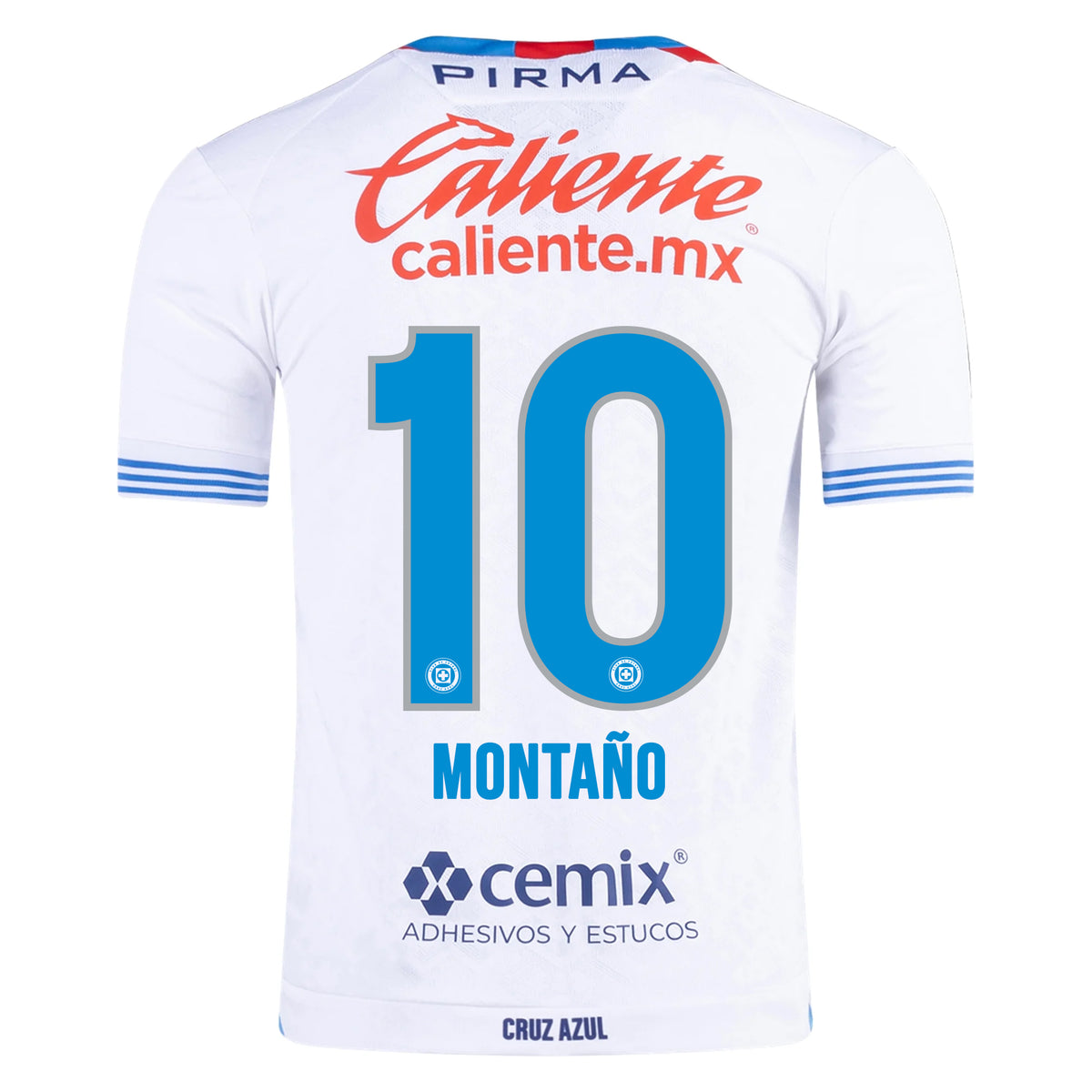 Pirma Andres Montano Cruz Azul Away Jersey 24/25 (White/Blue) (Copy)