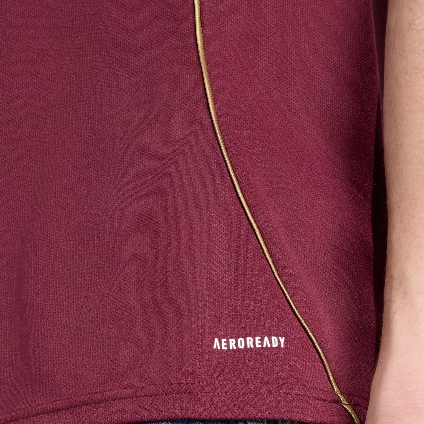 adidas Elliott Men's Aston Villa Home Jersey 25/26 w/ NRFR + EPL Patches (Maroon/Blue)