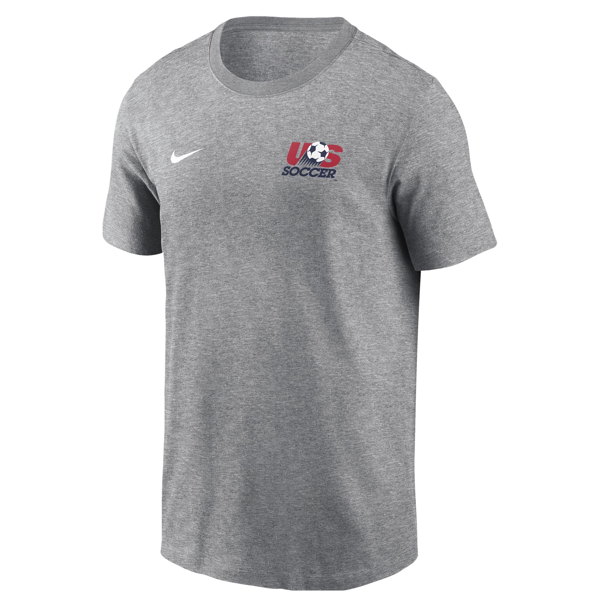 Nike USA 25/26 Retro Badge Logo T-Shirt (Dark Heather)