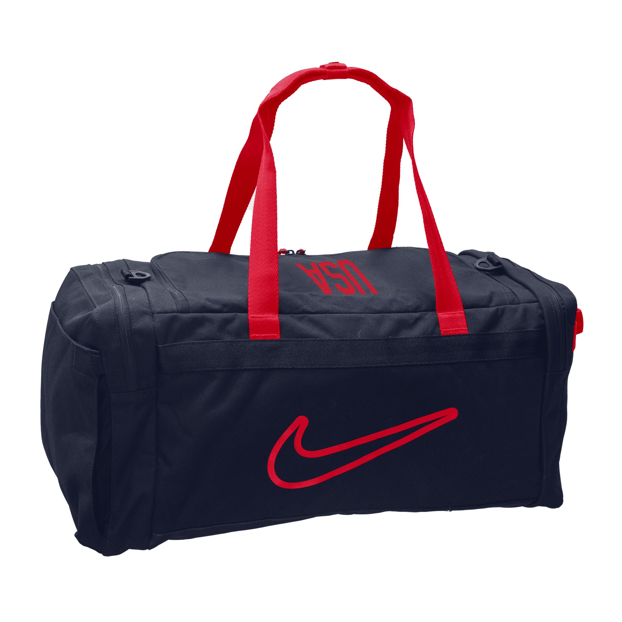 Nike USA Utility Power Duffel Bag (College Navy/Red)
