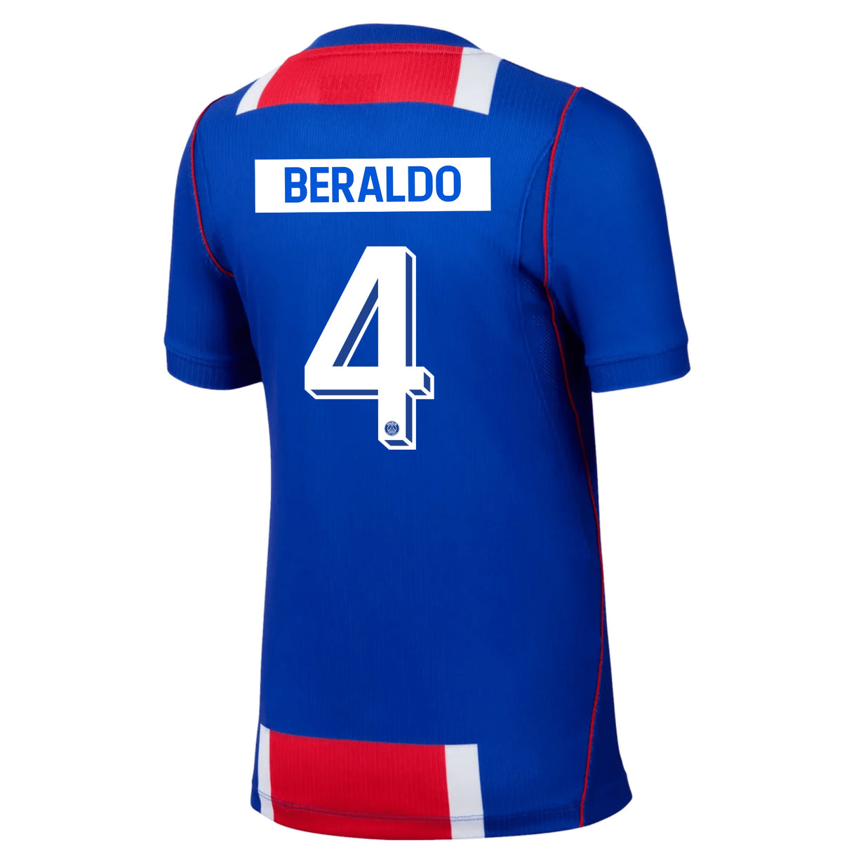 Nike Youth Paris Saint-Germain Lucas Beraldo Home Jersey 26/27 (Royal/White/Red)