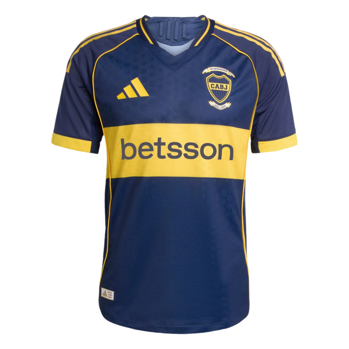 adidas Men's Boca Juniors Authentic Home Jersey 25/26 (Indigo/Gold)