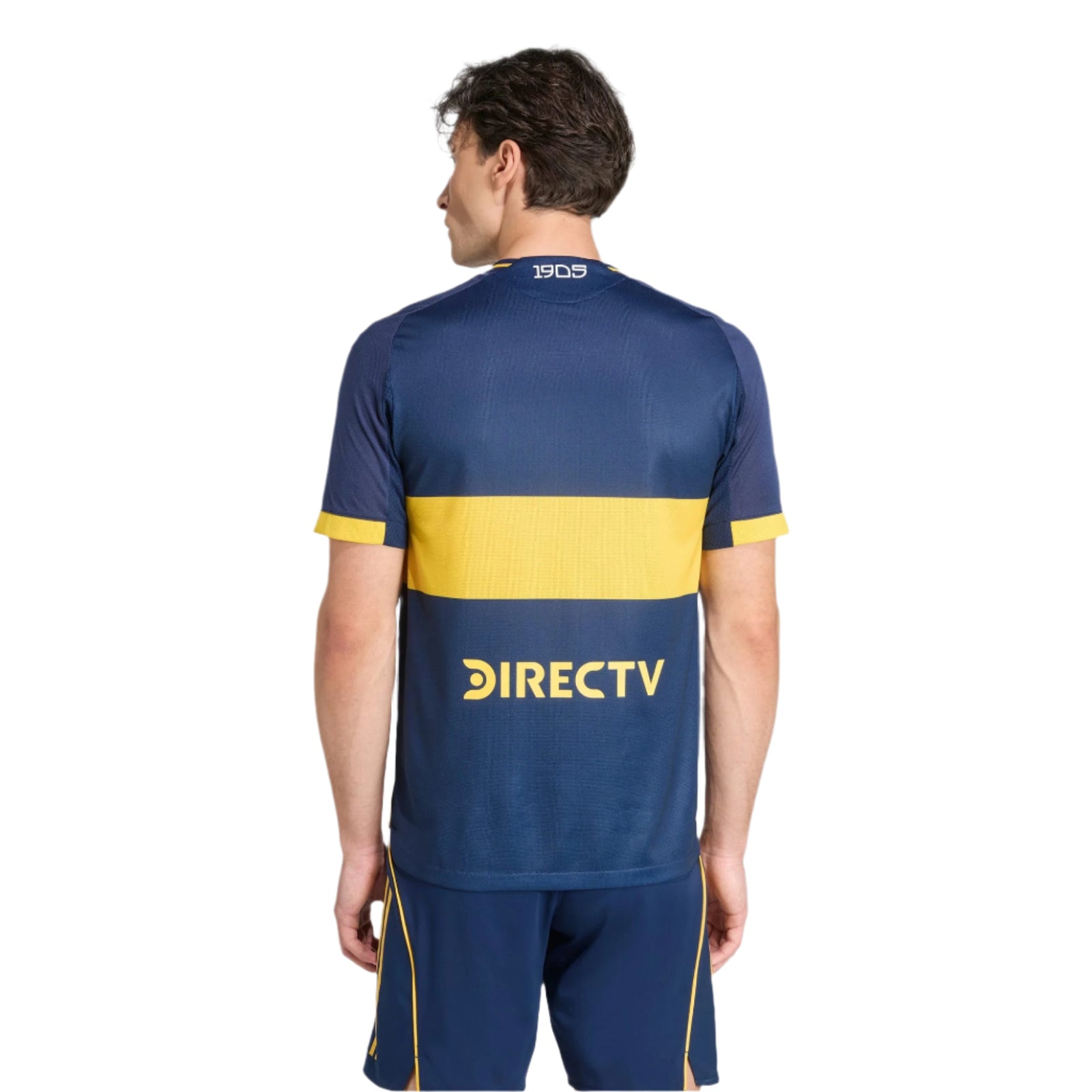 adidas Men's Boca Juniors Authentic Home Jersey 25/26 (Indigo/Gold)