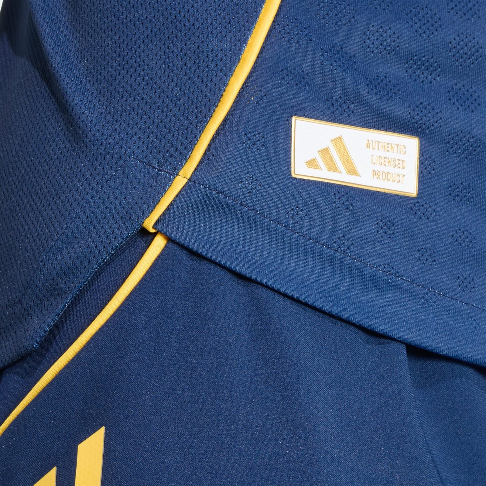 adidas Men's Boca Juniors Authentic Home Jersey 25/26 (Indigo/Gold)