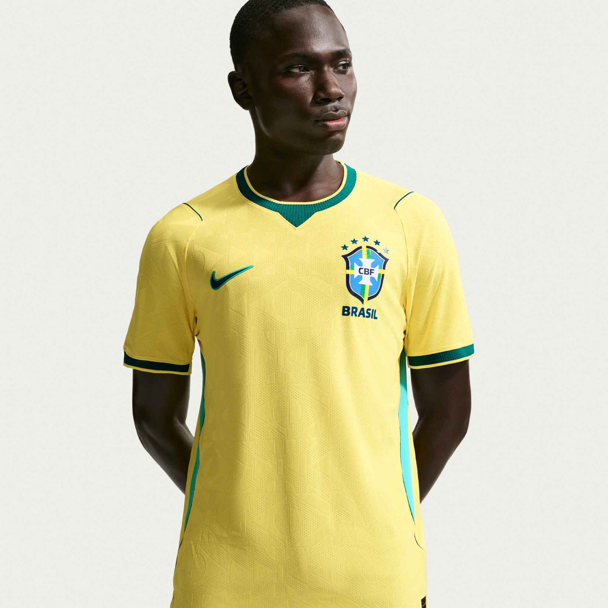 Nike Men's 26 Luiz Henrique Match Authentic Home Jersey 2026 (Yellow/Teal)