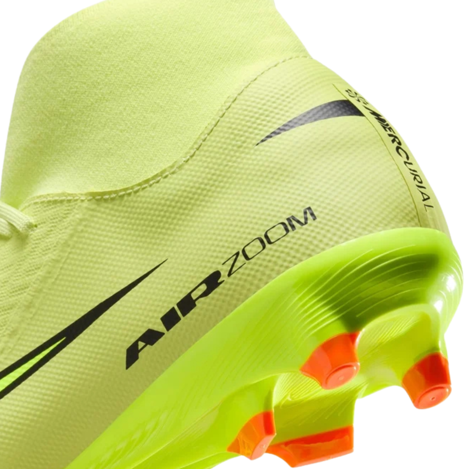 Nike Zoom Superfly 10 Academy Firm Ground/Multi Ground Soccer Cleats (Limelight/Volt-Hyper Crimson)