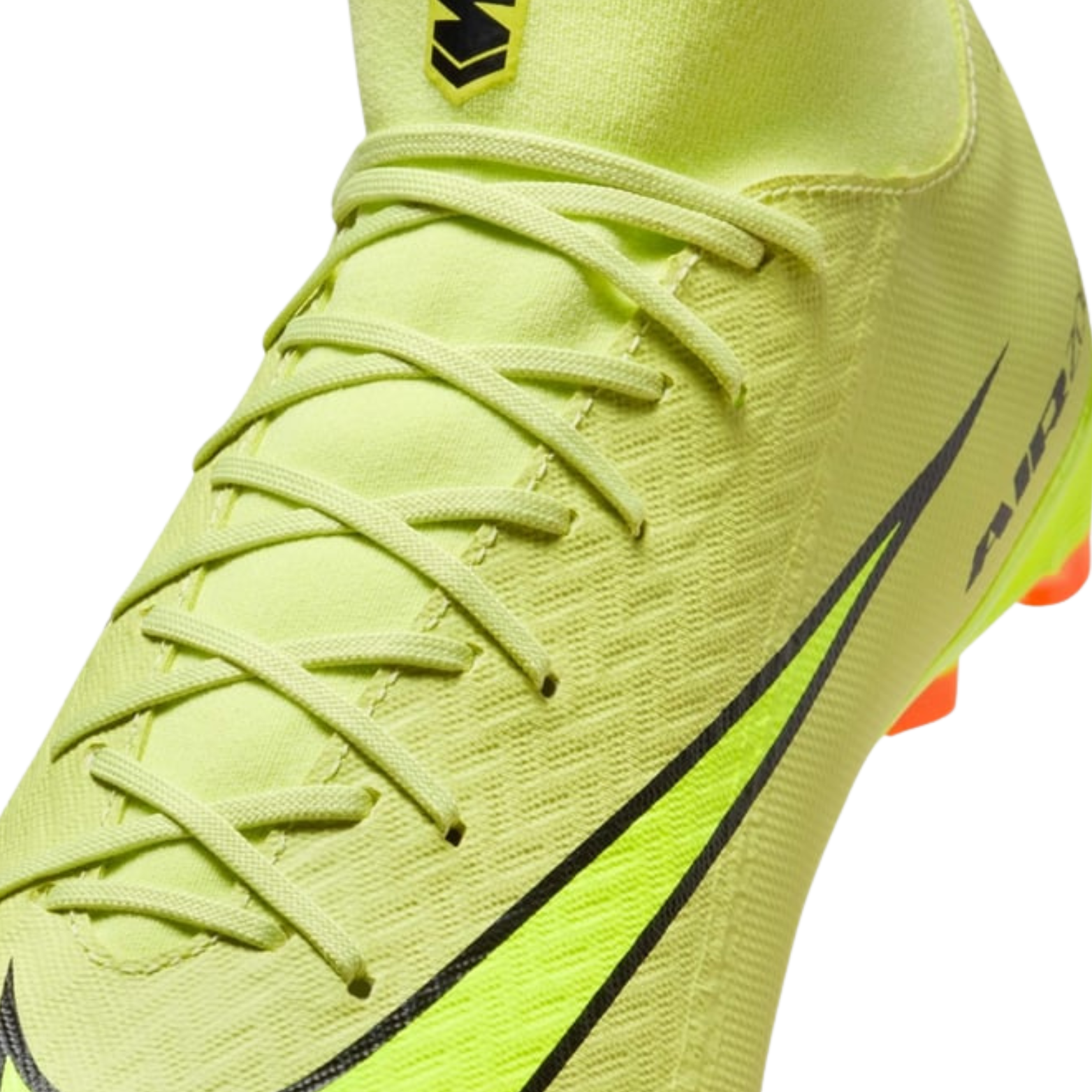 Nike Zoom Superfly 10 Academy Firm Ground/Multi Ground Soccer Cleats (Limelight/Volt-Hyper Crimson)