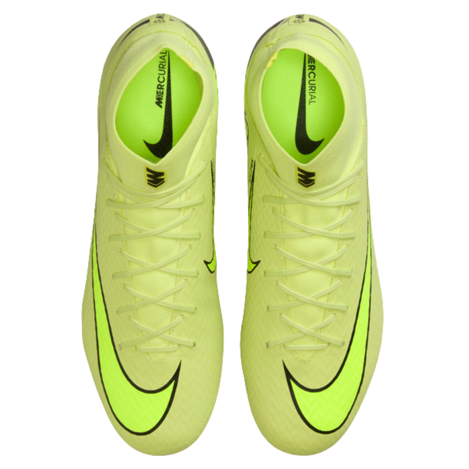 Nike Zoom Superfly 10 Academy Firm Ground/Multi Ground Soccer Cleats (Limelight/Volt-Hyper Crimson)