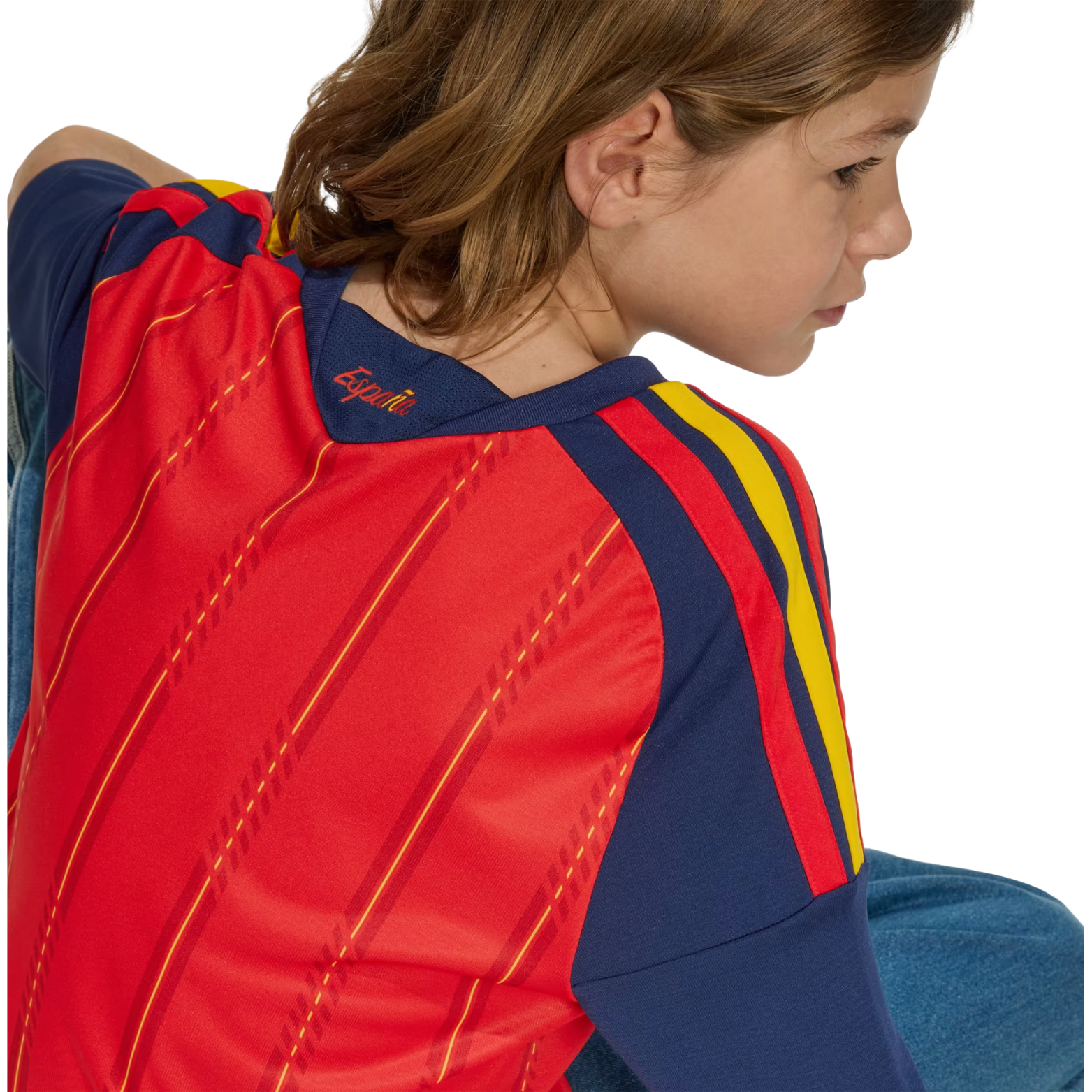 adidas Youth Lamine Yamal Spain World Cup Home Jersey 2026 (Vivid Red)