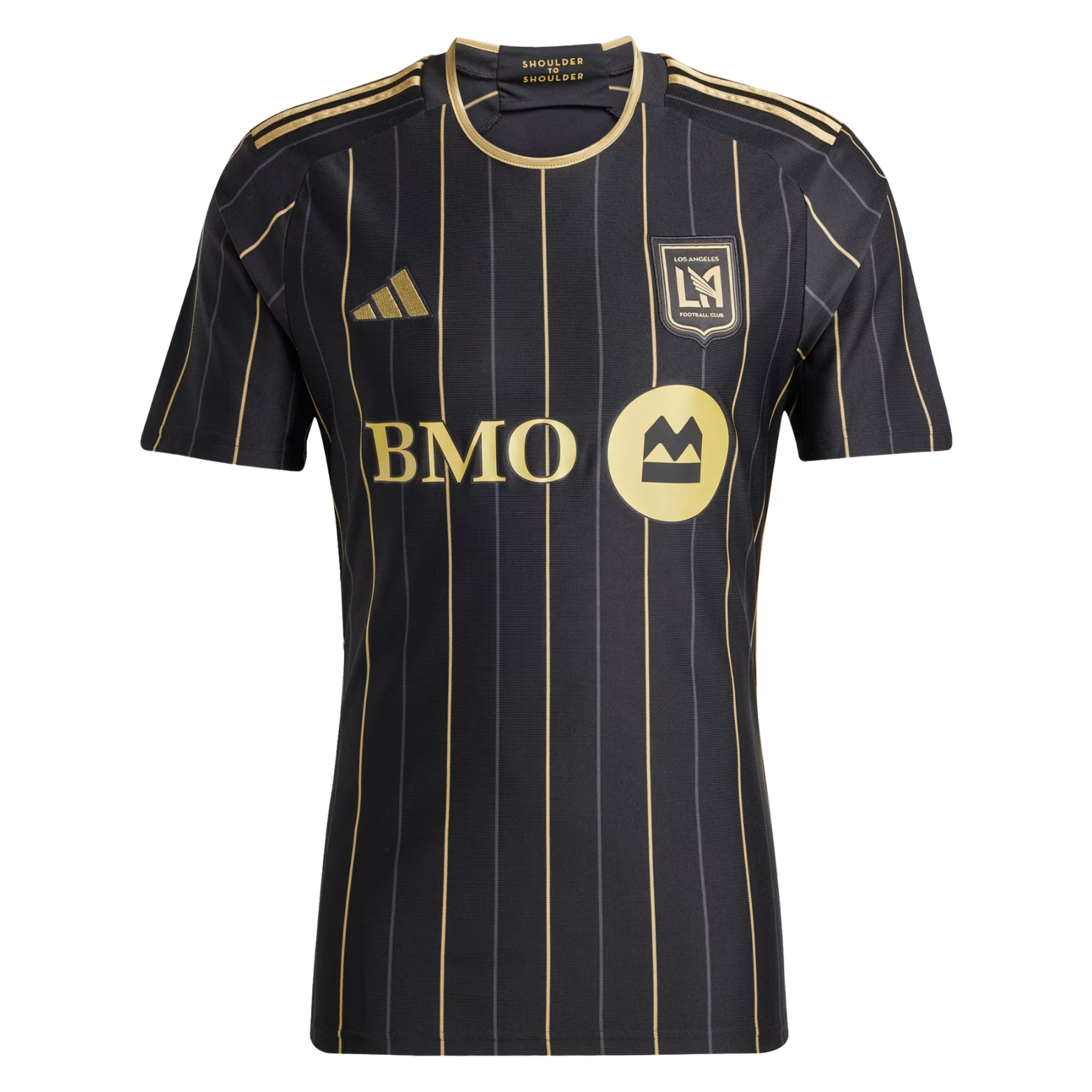 adidas Men's LAFC Home Jersey w/ Sponsor 2025 (Black/Gold)