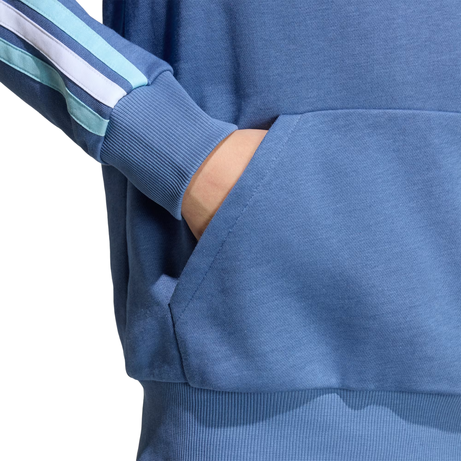 adidas Youth Argentina 2026 DNA Fleece Hoodie (Crew Blue)