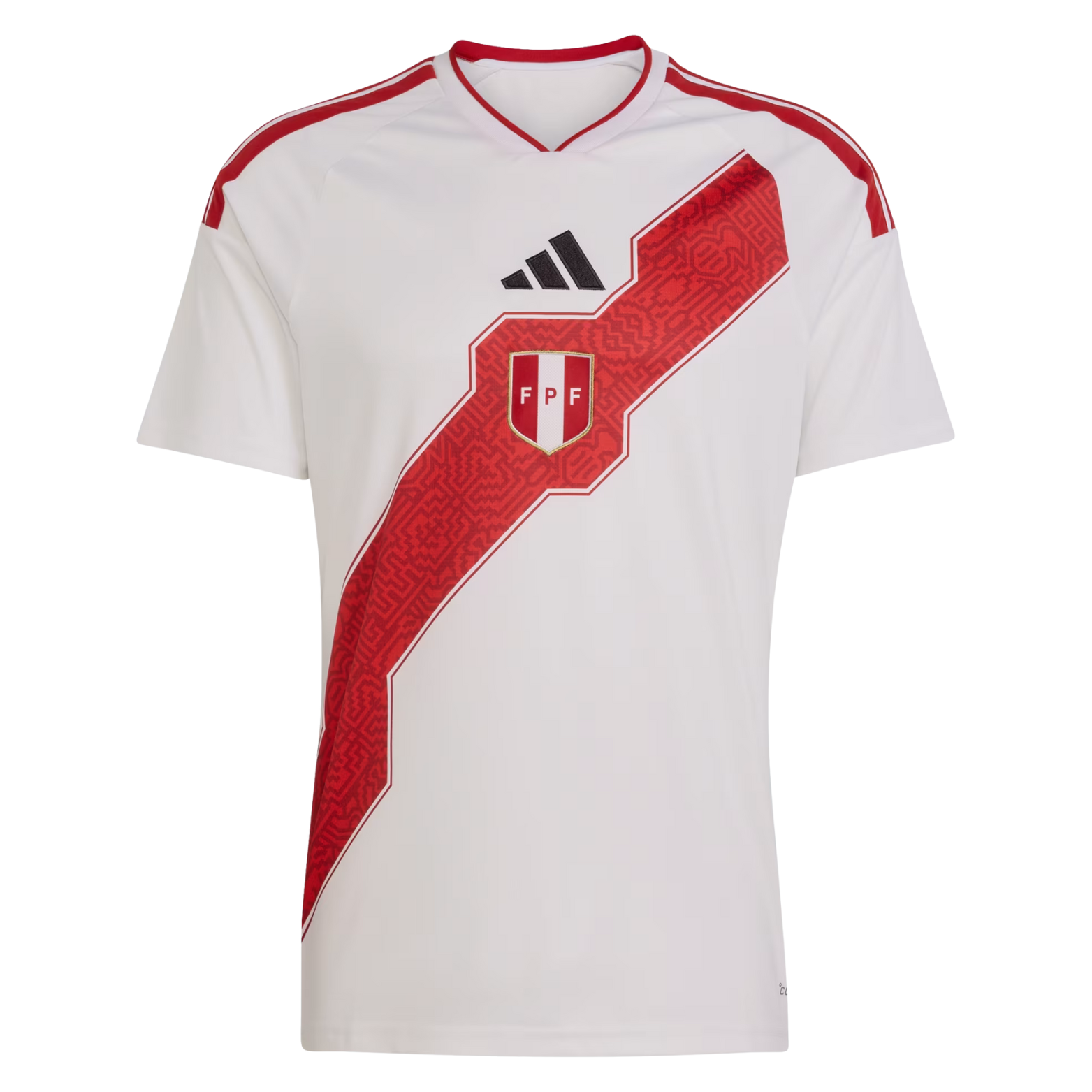 adidas Men's Peru Home Jersey 26/27 (White/Red)