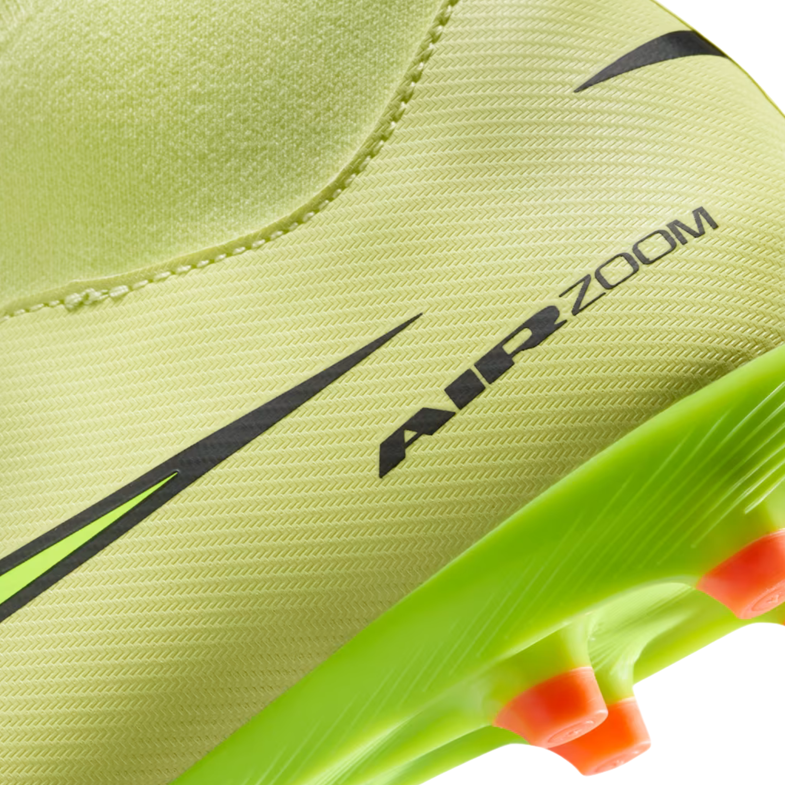 Nike Jr Zoom Superfly 10 Academy Firm/Multi Ground Soccer Cleats (Limelight/Volt-Hyper Crimson)