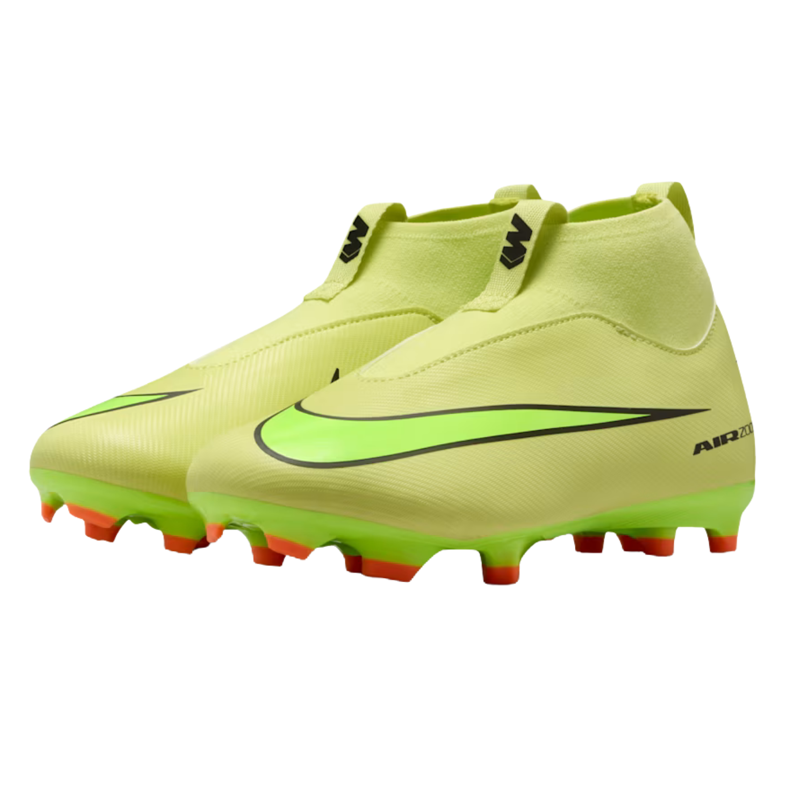 Nike Jr Zoom Superfly 10 Academy Firm/Multi Ground Soccer Cleats (Limelight/Volt-Hyper Crimson)