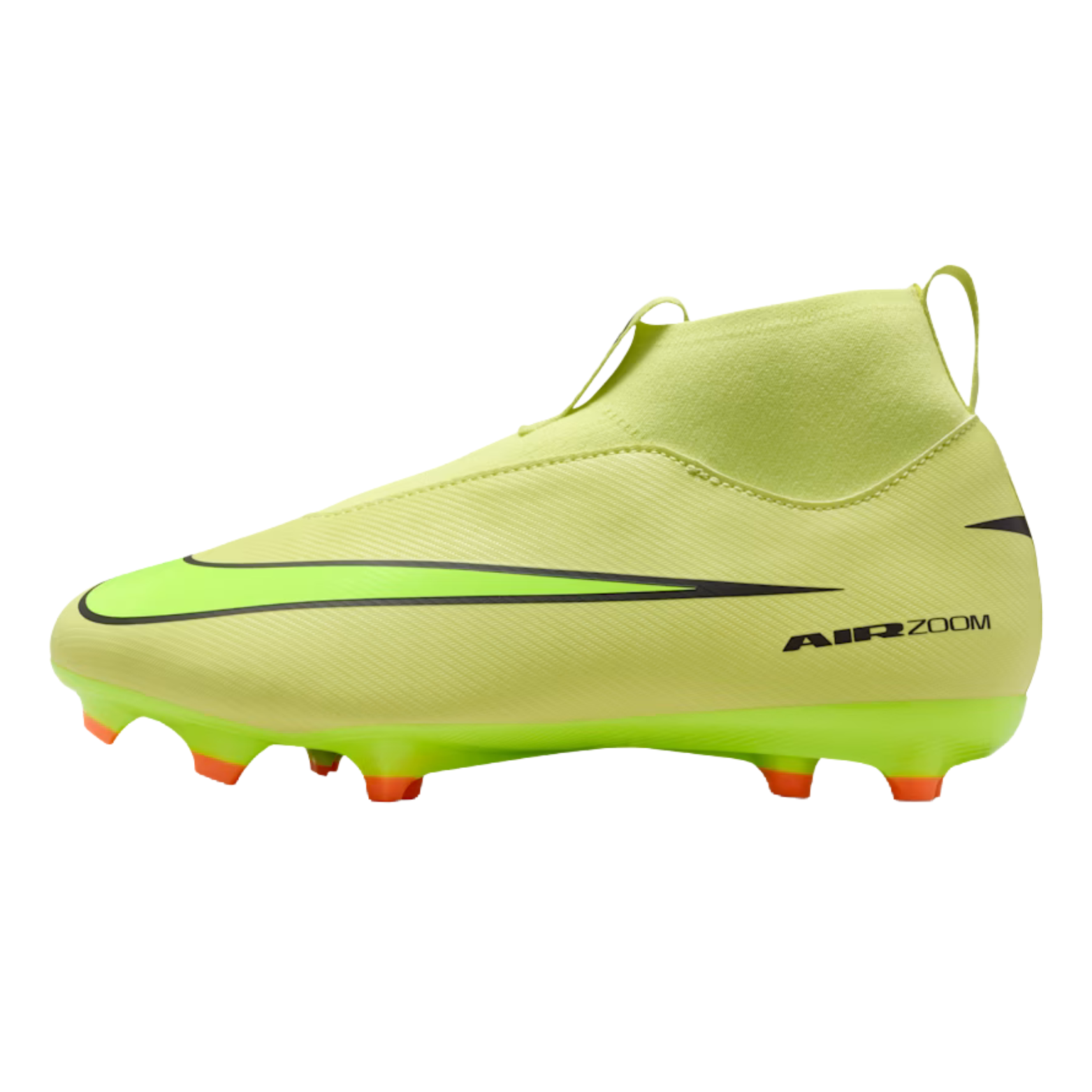 Nike Jr Zoom Superfly 10 Academy Firm/Multi Ground Soccer Cleats (Limelight/Volt-Hyper Crimson)