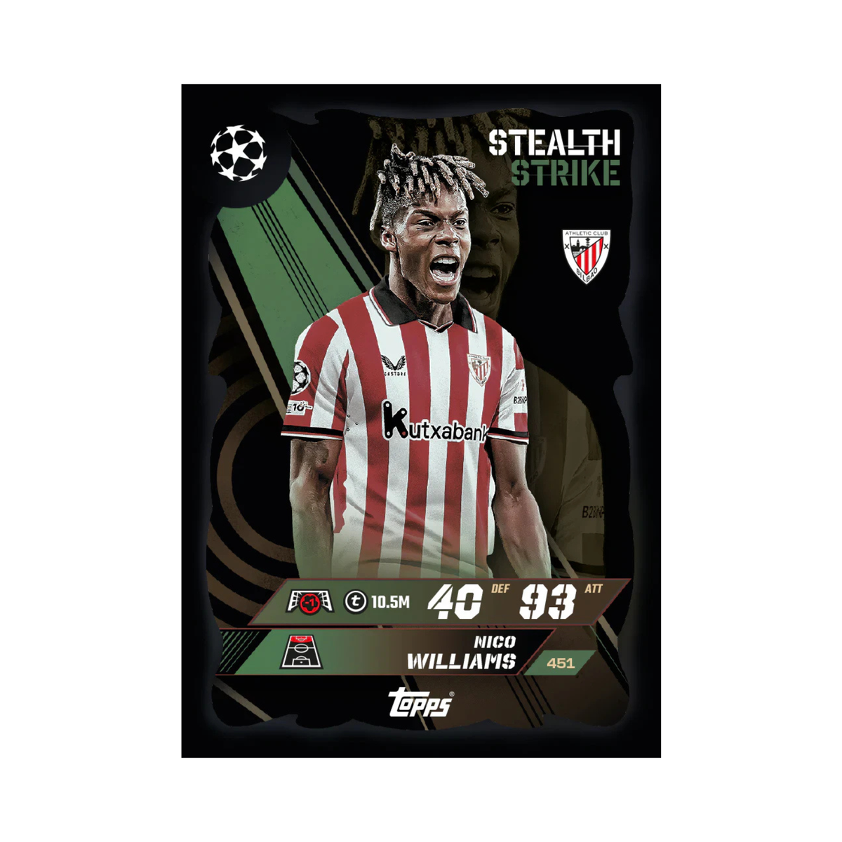 Topps Match Attax 25/26 International Icons Booster Tin #4 (28 Cards + 3 Limited Edition)