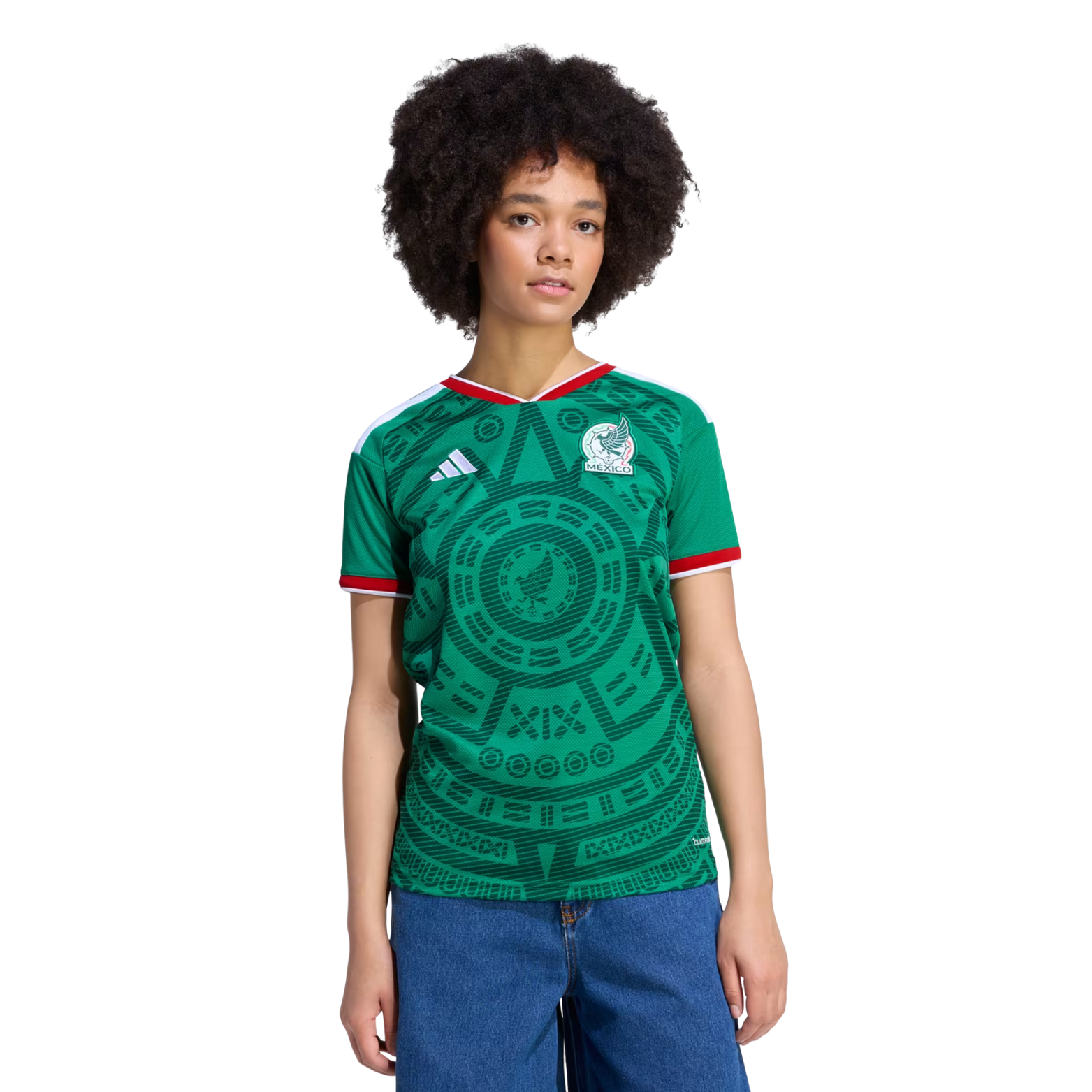 adidas Women’s Mexico 2026 Home World Cup Jersey (Bold Green)