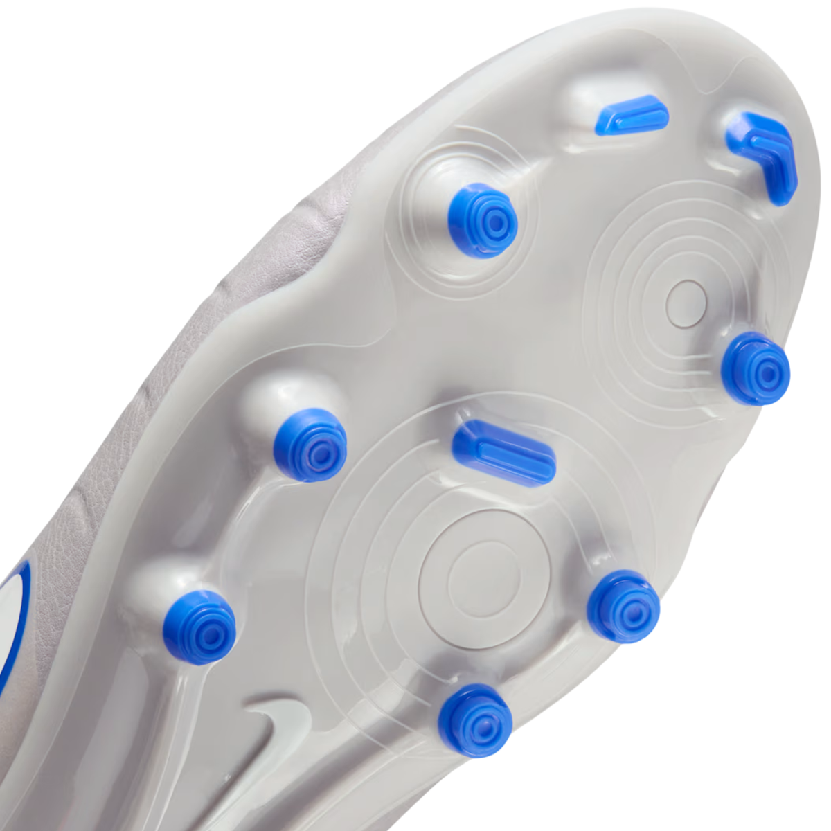 Nike Legend 10 Academy NU2 Firm Ground/Multi Ground Soccer Cleats (Vast Grey/Racer Blue)