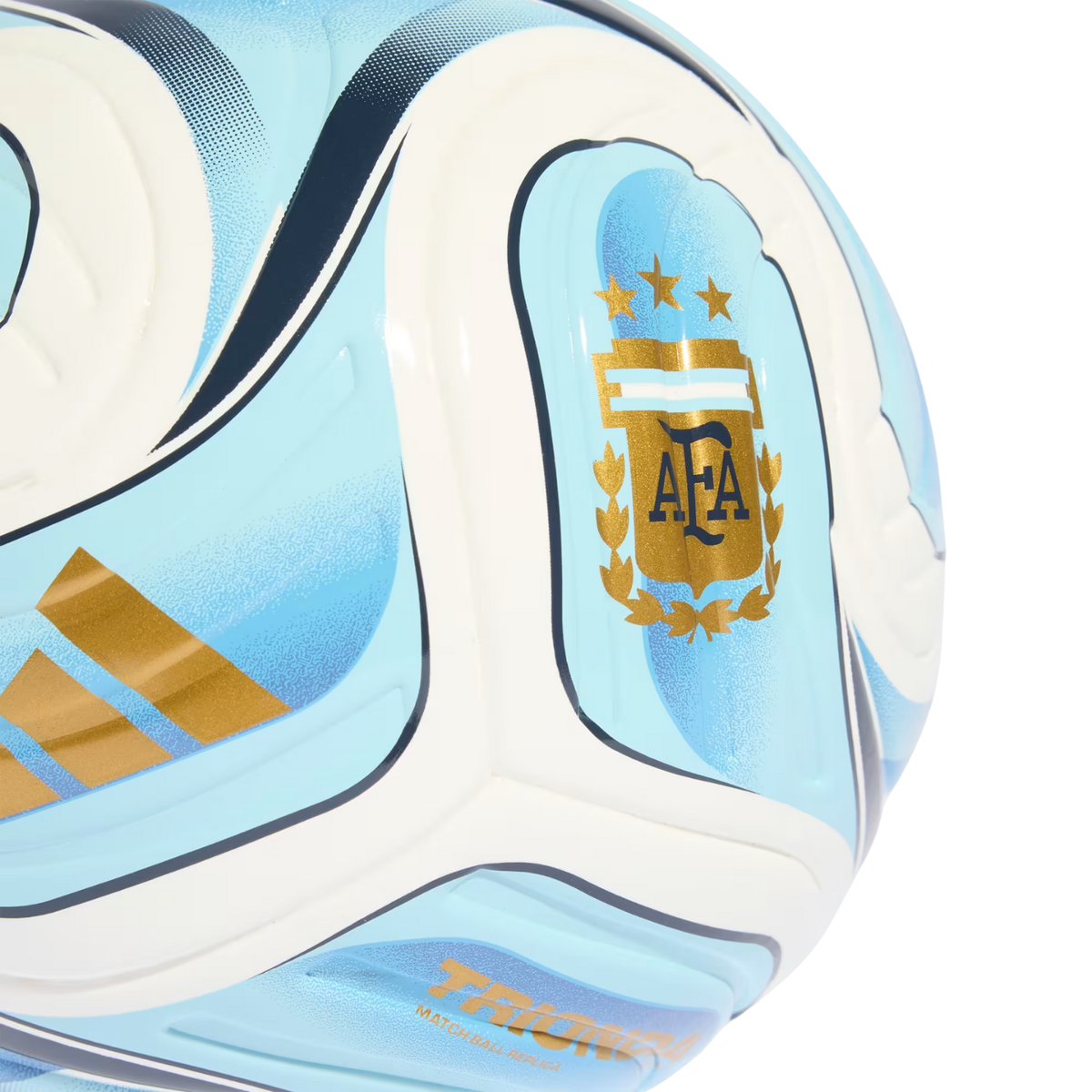 adidas Trionda Argentina Home Mini Ball (White/Icy Blue/Light Blue)