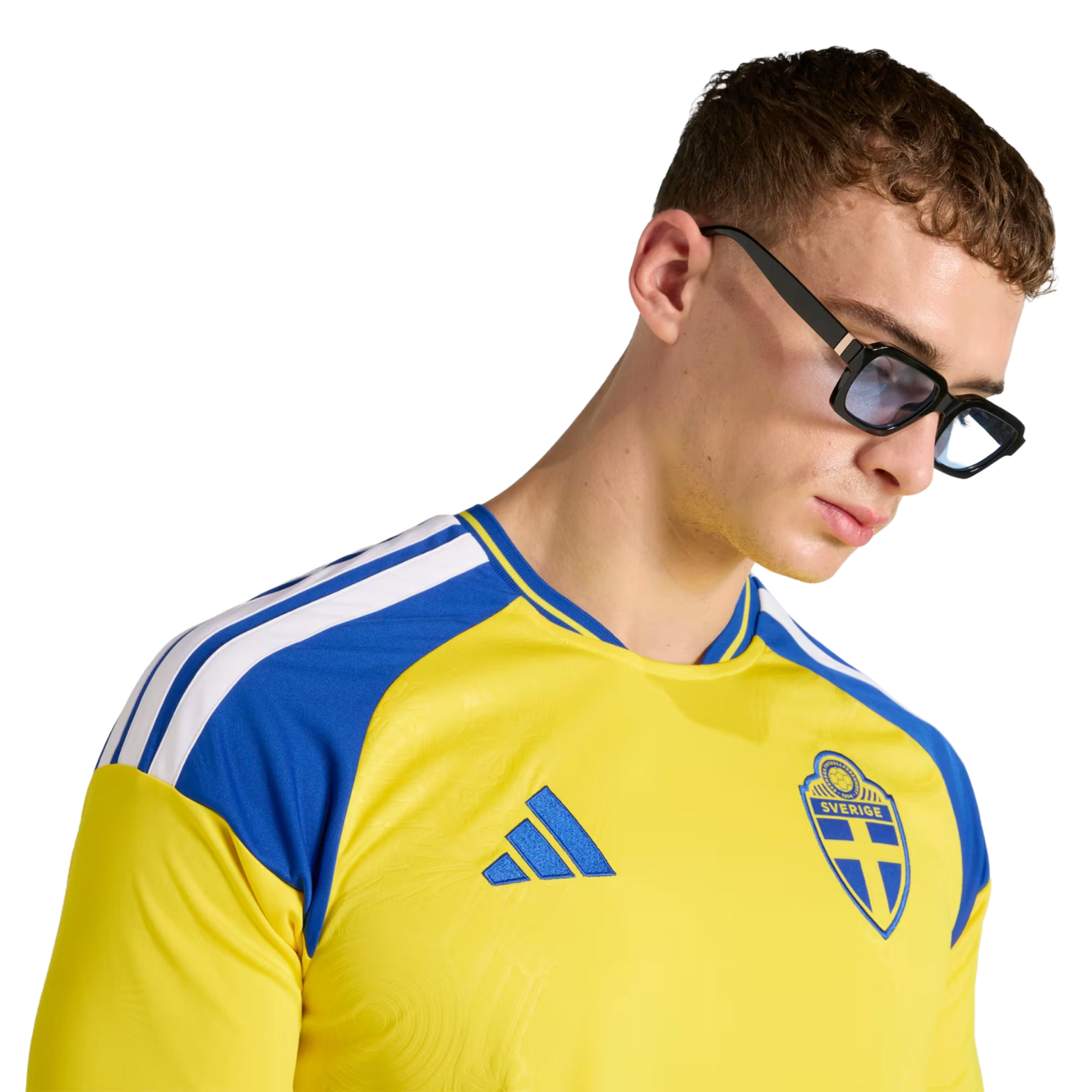 adidas Men's Sweden 2026 Home Jersey (Yellow)