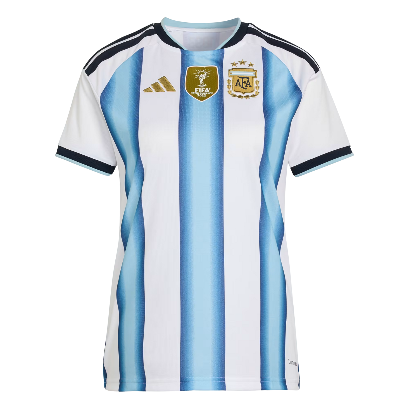 adidas Women’s Argentina 2026 Home World Cup Jersey (White/Icey Blue/Light Blue)