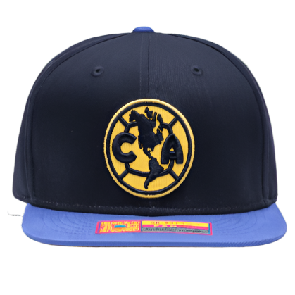 Fan Ink Club America Evolve Snapback Adjustable Hat (Navy/Blue)