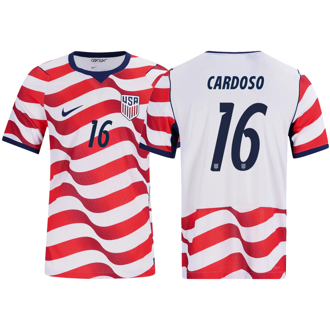 Nike Mens Cardoso United States Match Authentic Home Jersey 2026 (Sail/Midnight Navy)