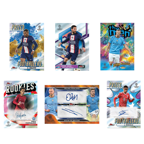 Topps Finest Hobby Trading Card Pack 22/23 (5 Cards) - Soccer